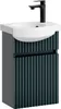 Waschtischunterschrank mit Waschbecken Wega 40 cm Anthrazit Produktbild-Vorschau 1