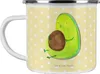 Mr. & Mrs. Panda Emaille Becher Avocado Pfeifen - Gelb Produktbild-Vorschau 1