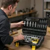 110-Teiliges Steinschlüsselset 1/2„ 1/4“ Crv Robuste Produktbild-Vorschau 3