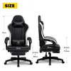 GTPLAYER Gaming Stuhl Ergonomischer Gaming Sessel Produktbild-Vorschau 3