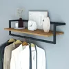 [en.casa] Wandgarderobe mit Ablage Evje Wandregal Náhľad obrázku produktu 2