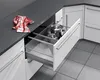 Hailo Secco S 3151001 portasciugamani 450 mm grigio chiaro Anteprima dell’immagine prodotto 9