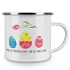 Mr. & Mrs. Panda Emaille Tasse Küken Schlüpfen - Weiß - Produktbild-Vorschau 3