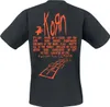 Korn T-Shirt Uni Hopscotch Flame schwarz Band-Merch, Bands Produktbild-Vorschau 2