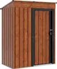 vidaXL Casetta da giardino marrone 137 x 81 x 180 cm in Anteprima dell’immagine prodotto 1