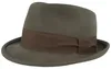Dezenter Trilby mit Rips-Garnitur von Hut-Breiter in beige