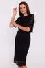 Stylove Midikleid für Frauen Gihl S379 schwarz XL Produktbild-Vorschau 4