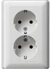 GIRA 078003 - CEE 7/3 - CEE 7/4 - Weiß - 250 V - 16 A - 2,5 Produktbild-Vorschau 1