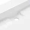 Lavabo in mineralmarmo 120x46x11 cm bianco Anteprima dell’immagine prodotto 9
