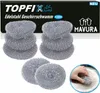 TOPFIX Geschirrschwamm Edelstahl Topfreiniger Spirale Produktbild-Vorschau 1