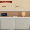 AODEMOKO Polsterbett 140 x 200cm, Bettgestell mit USB Produktbild-Vorschau 9