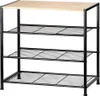 Vilde | botník - stojan na boty - kov a dřevo - 60x30x57 cm Náhled obrázku produktu 3