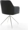 DELIFE Esszimmerstuhl Greg-Flex Echt-Leder Schwarz Produktbild-Vorschau 5