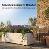 IvoQ Holz-Pflanzkasten Outdoor - Großer rechteckiger Produktbild-Vorschau 2