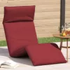 vidaXL Sonnenliege Klappbar Weinrot 175x54x8,5 cm Produktbild-Vorschau 2