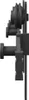 A side view of a black metal sliding door hardware set. Produktbild-Vorschau