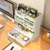OKWISH Držák na tužky s více přihrádkami, úložná box na Náhled obrázku produktu 9