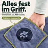 FLUFFINO® Hundehandtuch Mikrofaser 2er-Pack 90 x 50 cm Grau Produktbild-Vorschau 4