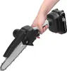 A hand holding a mini electric chainsaw. Produktbild-Vorschau