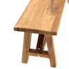 NATUR ESSZIMMER SITZBANK "ROCA" | 160cm, Massivholz | Produktbild-Vorschau 5