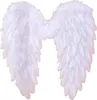 Damen-Engelsflügel mit Federn, Halloween, Fee, Cosplay, Produktbild-Vorschau 1