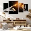 Bild auf Leinwand - Leinwandbild - Hand Licht Flammen - Produktbild-Vorschau 7
