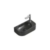 Mexen Viera umyvadlo na desku pravé 40 x 21 cm, Matná černá Náhled obrázku produktu 1