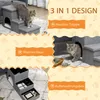 PawHut Hundetreppe, 3 Stufige Katzentreppe mit Höhle, Produktbild-Vorschau 5