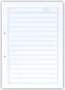 Schreibblock A4 Lineatur 2 - 50 Blatt - 80g/qm - 2-fach Produktbild-Vorschau 2