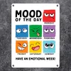Emotionen Metallschild in 15x20 cm mit Spruch Mood of the Produktbild-Vorschau 2
