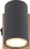 GLOBO 57911-1G ROBBY Strahler Metall holzoptik, 1x GU10 Produktbild-Vorschau 2