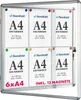 Prémiová vnitřní vitrína 6 x A4 s 12 magnety Magnetická a Náhled obrázku produktu 1
