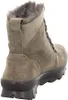 A single brown boot with gray fur lining is shown from a side-rear angle against a white background. Produktbild-Vorschau