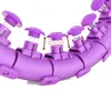 Hhw12 Plus Size Hula Hop Violet Z Wypustkami I Obciążnikiem Podgląd zdjęcia produktu 7