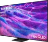 A Samsung Neo QLED television displaying a vibrant, abstract image. Produktbild-Vorschau