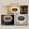 Kúpe??ové zrkadlo 100x70cm - oválny s LED osvetlením - LED Náhľad obrázku produktu 2