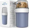 Müslibecher to Go Joghurtbecher Auslaufsicher 560ml+310ml Produktbild-Vorschau 1