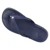 A top-down view of a navy blue Crocs flip-flop on a white background. Produktbild-Vorschau