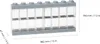 NHG LEGO Vitrine Minifigure Display Case 16 - Grey, Produktbild-Vorschau 6