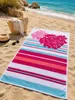 2x Strandtuch Badetuch Strandlaken 170x93cm 100% Baumwolle Produktbild-Vorschau 3