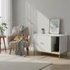 Relaxdays Skrinka na mačací záchod, s podložkou, so Náhľad obrázku produktu 2
