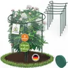 TTL GARDEN Strauchstützen 5er Set 35x40cm + Klettband Produktbild-Vorschau 1