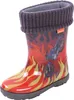 Gefütterte Gummistiefel Motorrad in Flammen DEMAR 22-23 EU Produktbild-Vorschau 1