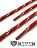 SNORS Sicherheitssenkel rund - DUNKELROT / HELLGRAU - 5mm - Produktbild-Vorschau 2
