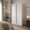 Kleiderschrank mit Hochglanz VIVA 120cm - Schrank mit Produktbild-Vorschau 1