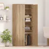 vidaXL Armadio alto in rovere Artisan 80 x 39 x 178 cm Anteprima dell’immagine prodotto 4