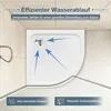 Set doccia Vigevee, forma a quarto di cerchio, dimensioni Anteprima dell’immagine prodotto 5