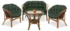 Set da giardino 2x122x40cm + 190x40cm per sedia divano Anteprima dell’immagine prodotto 1