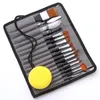 18pcs/Set Acrylpinsel Pinsel mit Aufbewahrungsbeutel DIY Produktbild-Vorschau 5