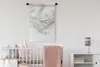 MuchoWow® Wandteppich Wandbehang Winter - Schnee - Zweige Produktbild-Vorschau 2